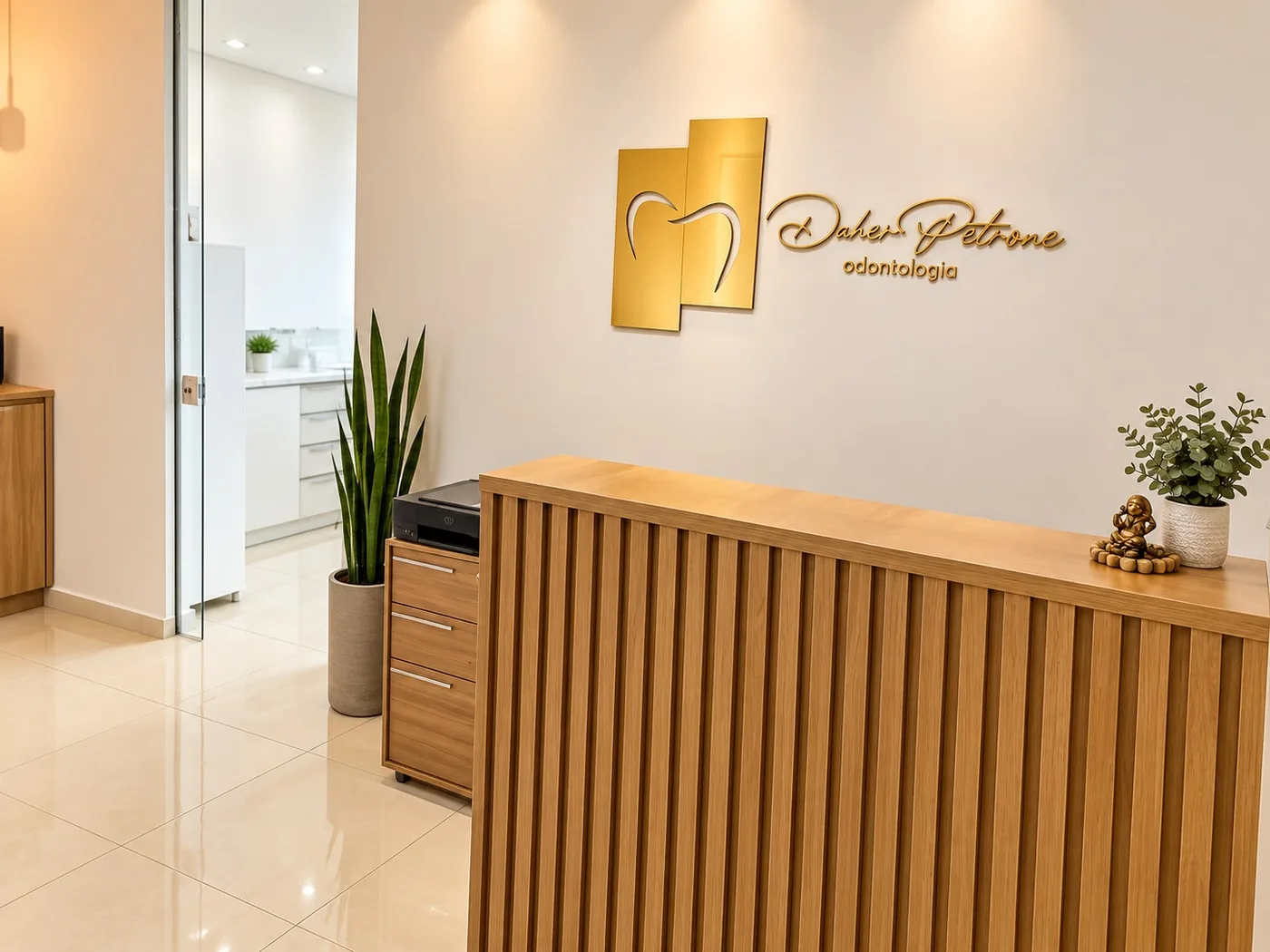 Recepção da Daher Petrone Odontologia